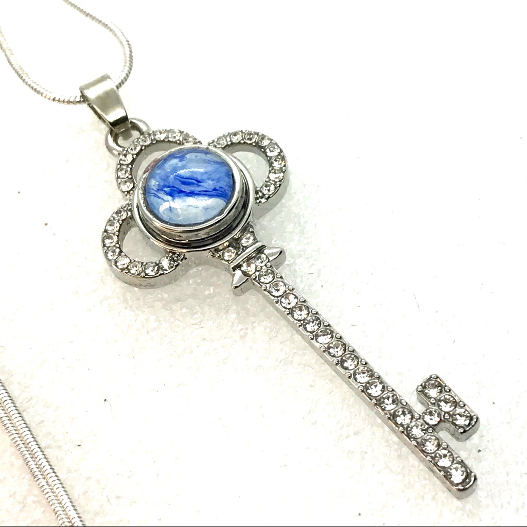 Necklace Key Handmade 12mm Snap Sn12 Display 32$